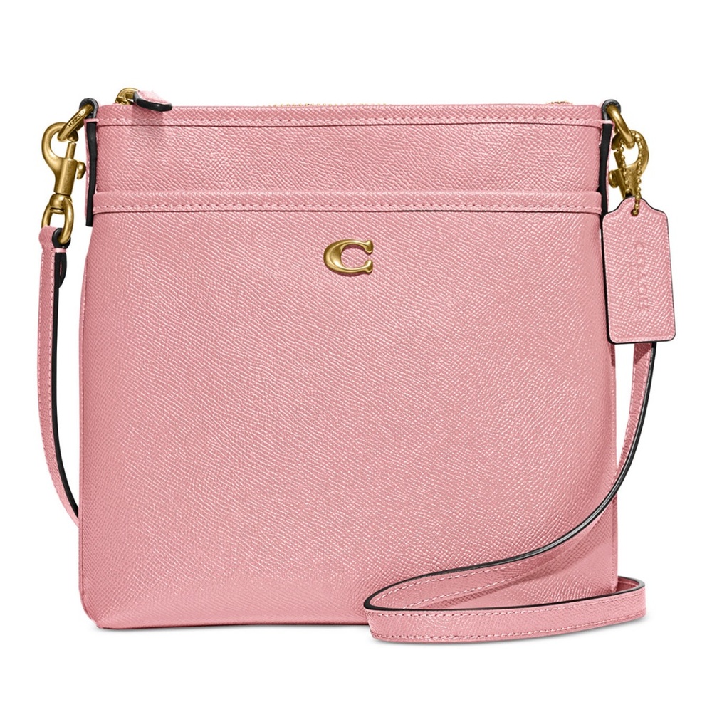 COACH.. Crossgrain Leather Kitt Crossbody